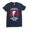 pennywise clown college Ladies Fitted T-Shirt