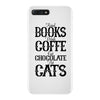 read books drink coffee eat chocolate pet cats iPhone 7 Plus Case