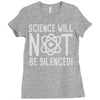 science will not be silenced Ladies Fitted T-Shirt