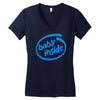 baby inside Women's V-Neck T-Shirt