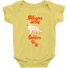 Sleeps With Golden Baby Onesie