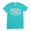 drummer inside Ladies Fitted T-Shirt