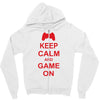 keep calm and game on Zipper Hoodie