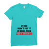 If You Didn't Put it in Here Then Don't Touch it Ladies Fitted T-Shirt