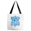 brunch day drinking Tote Bags