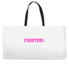 fighter breast cancer Weekender Totes