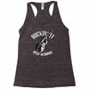 rockin' it old school bass Racerback Tank