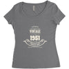 premium vintage 1951 classic perfectly aged limited edition Women's Triblend Scoop T-shirt