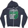 talk to myself fishing Zipper Hoodie