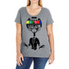 monkey Ladies Curvy T-Shirt