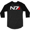 mass effect n7 logo 3/4 Sleeve Shirt