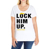 Lock Him Up Ladies Curvy T-Shirt