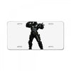 moster black had License Plate