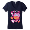 donut ghost baking Women's V-Neck T-Shirt