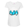 shit happens Maternity Scoop Neck T-shirt