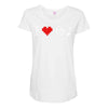 i love house music Maternity Scoop Neck T-shirt