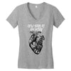 new york in my heart Women's V-Neck T-Shirt