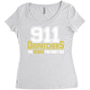 911 dispatcher heroes Women's Triblend Scoop T-shirt
