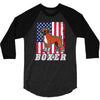 usa boxer flag 3/4 Sleeve Shirt