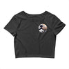 Great Wave Of Kanagawa Hokusai Pocket Crop Top
