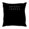 anthony joshua men's boxing Throw Pillow