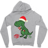 christmas dinosaur Zipper Hoodie