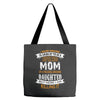 Super Cool Mom Of A Freaking Awesome Granddaughter Tote Bags