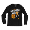 shamble to the cure zombie 5k Long Sleeve Shirts
