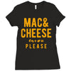 mac and cheese please Ladies Fitted T-Shirt