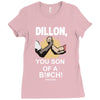 predator movie dillon licensed adult Ladies Fitted T-Shirt