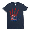 july 4 Ladies Fitted T-Shirt
