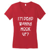i'm dead wanna hook up american horror story Women's V-Neck T-Shirt