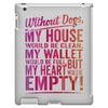 my heart is empty iPad 3 and 4 Case