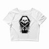 coffin and reaper Crop Top