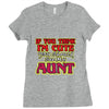 i'm cute see my ount Ladies Fitted T-Shirt