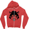 THE LAST WOLF Zipper Hoodie