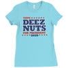 vote deez nuts Ladies Fitted T-Shirt