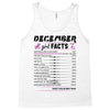 December Girl Facts Capricorn Tank Top