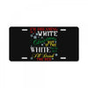 i'm dreaming of a white christms but if the white runs out i'll drink License Plate