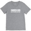 men's funny graphic V-Neck Tee