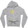 on the top (mountain) Zipper Hoodie