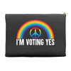 I Am Voting Yes Accessory Pouches