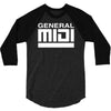 general midi retro 3/4 Sleeve Shirt