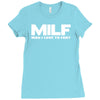 milf man i love to fart Ladies Fitted T-Shirt
