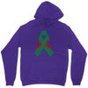 liver ribbon and rose Unisex Hoodie