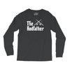the rodfather   mens funny fishing Long Sleeve Shirts