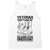 Veteran Don't Thank Me Thank My Grandpa Who Never Came Back Tank Top