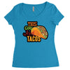 this girl likes tacos Women's Triblend Scoop T-shirt