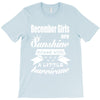 December Girls Are Sunshine Mixed With A Little Hurricane T-Shirt