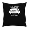 real friends don't let friends miss naps Throw Pillow